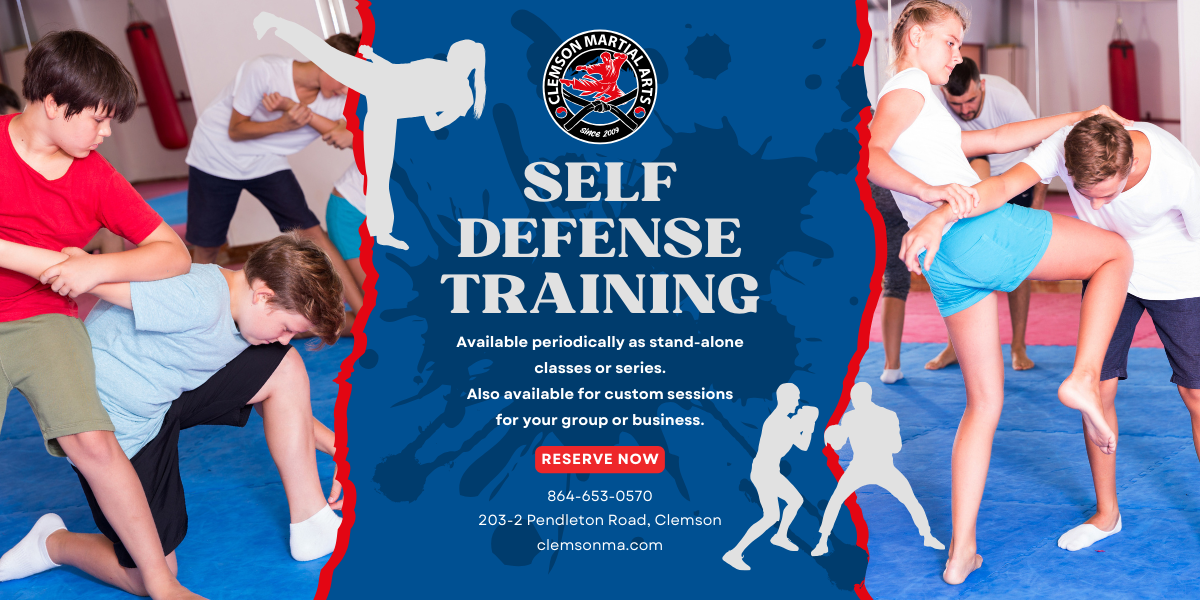 Self defense workshops provide basic techniques to help you defend yourself in an unwelcome situation.  Available to the general public and as custom offerings for businesses and organizations.